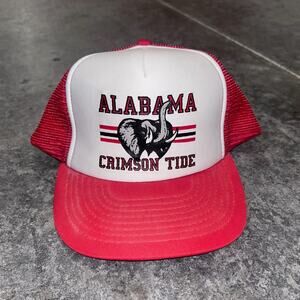 Vintage 90s Alabama Crimson Tide Trucker Hat